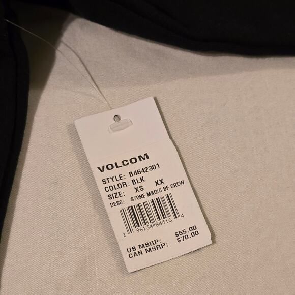 Volcom women's XS graphic sweatshirt nwt - Picture 8 of 9